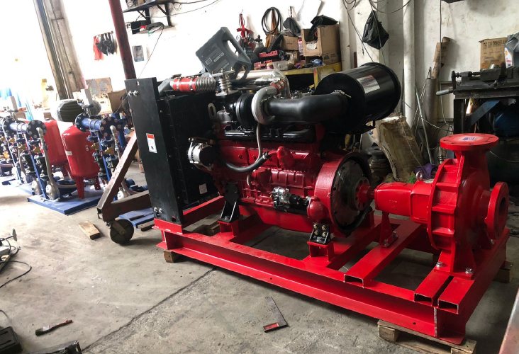 Dokumentasi fire pump diesel